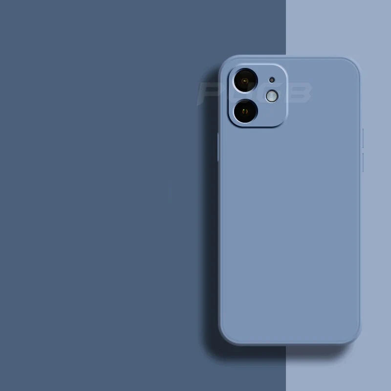 Étui En Silicone Liquide Souple Et Résistant Pour iPhone 11 12 Et 13 Mobile Phone Cases Electro Paris Gris iPhone 13 Pro