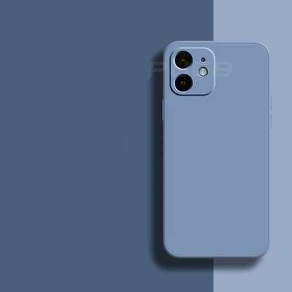 Étui En Silicone Liquide Souple Et Résistant Pour iPhone 11 12 Et 13 Mobile Phone Cases Electro Paris Gris iPhone 13 Pro