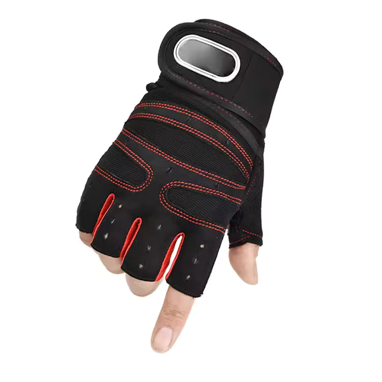 Gants De Gym Confortables Et Antidérapants Pour Entraînements Et Musculation Gloves Electro Paris Rouge