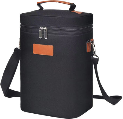 Sac Isotherme Double Bouteille de Vin – Transportez Vos Vins avec Élégance Boîtes à lunch et sacs Electro Paris