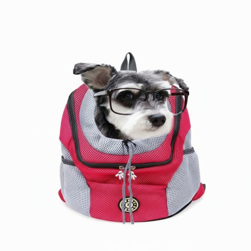 Sac De Transport Pour Chien Respirant Avec Bretelles Ajustables Pour Promenades, Voyages Et Aventures Dog carrier Electro Paris