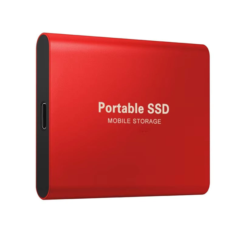 SSD Portable – Disque SSD Externe 128 To Haute Vitesse Gadgets Electro Paris Rouge