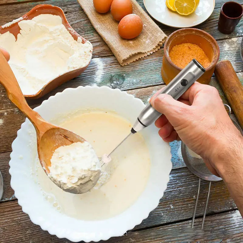 Mousseur À Lait Rechargeable Pour Café Et Boissons Chaudes Avec Design Compact Et Portable Frother mixer Electro Paris