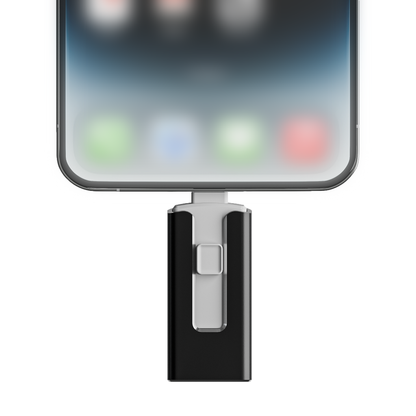 Clé USB 4-en-1 avec USB, USB-C, Lightning et Micro-USB – Transfert Rapide et Compact Clés USB Electro Paris