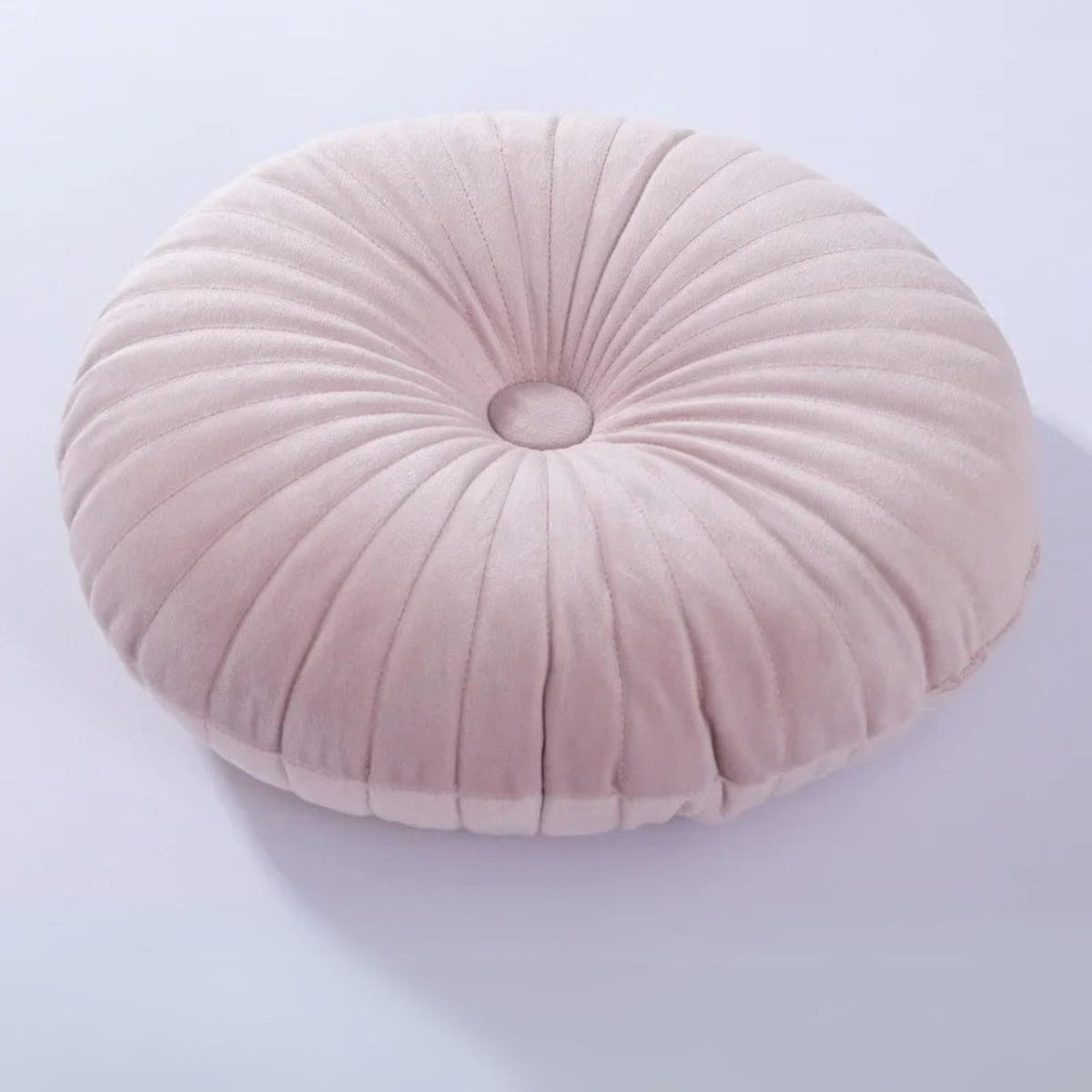 Coussin Rond en Velours Luxueux – Décoration Élégante et Confort Douillet pour Canapés et Lits Pillow Electro Paris Rosa