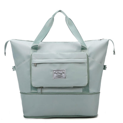 Sac De Voyage Spacieux Et Pliable Avec Compartiments Multiples Et Étanche Hand Bag Electro Paris Vert