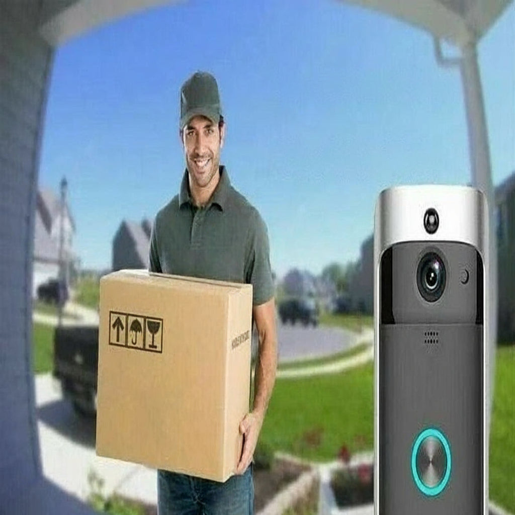 Sonnette Vidéo Sans Fil HD WiFi Avec Vision Nocturne Et Interphone Pour Sécuriser Votre Entrée À Distance Doorbell Electro Paris