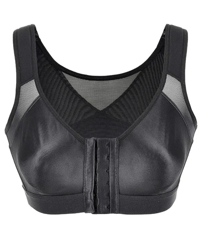 Correcteur De Posture Pour Femmes Avec Soutien Du Dos Et Bandes Croisées Ajustables Undergarment Electro Paris Noir S