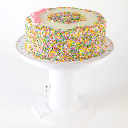 Présentoir à Gâteaux – Surprise Écologique Blanc pour Anniversaires et Célébrations Supports à gâteaux Electro Paris