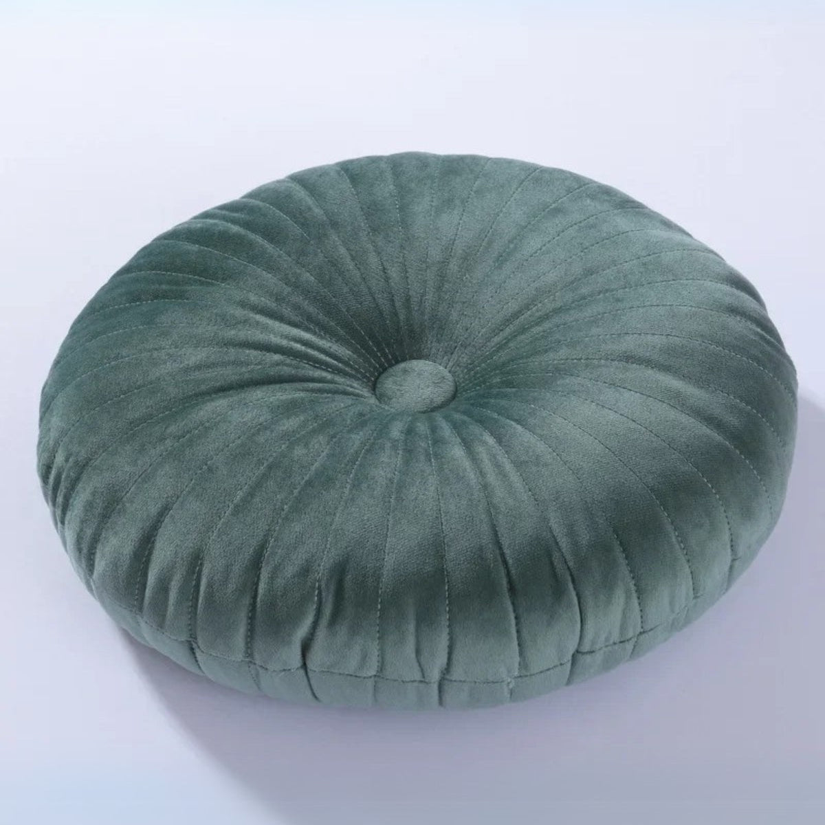 Coussin Rond en Velours Luxueux – Décoration Élégante et Confort Douillet pour Canapés et Lits Pillow Electro Paris Vert