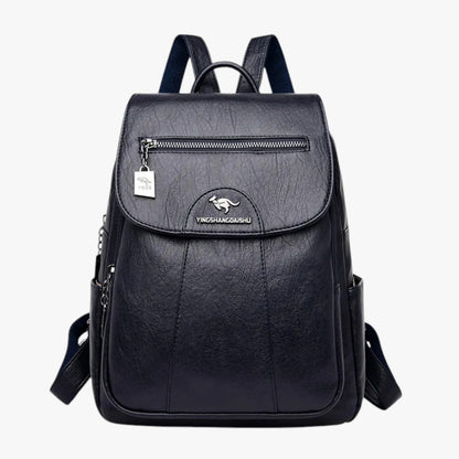 Sac à Dos Vintage En Cuir Pour Femme – Élégant, Confortable Et Idéal Pour Voyager Backpack Women Electro Paris Noir