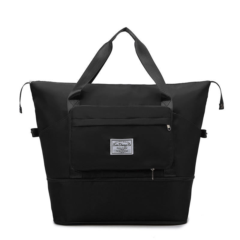 Sac De Voyage Spacieux Et Pliable Avec Compartiments Multiples Et Étanche Hand Bag Electro Paris Noir