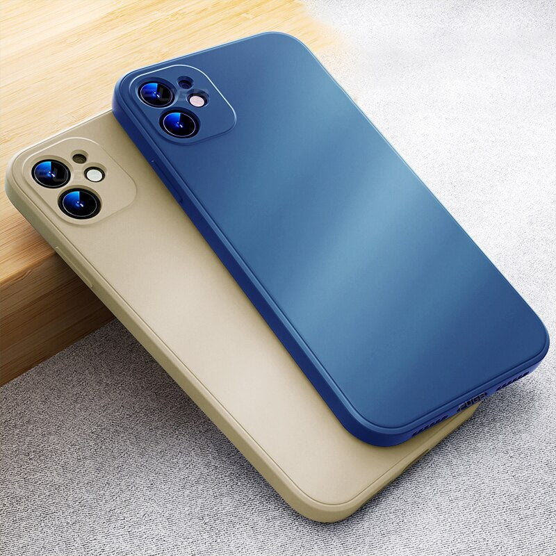 Étui En Silicone Liquide Souple Et Résistant Pour iPhone 11 12 Et 13 Mobile Phone Cases Electro Paris