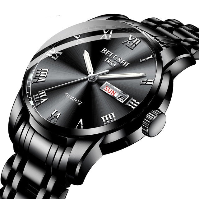 Montre Homme Lumineuse Haute Visibilité watches for men Electro Paris Noir