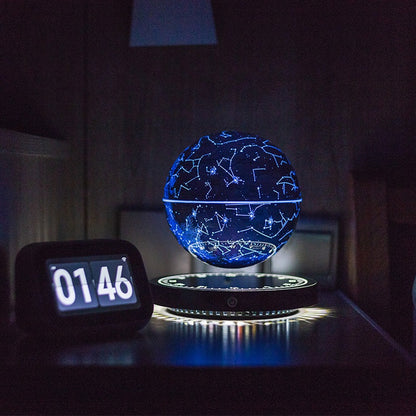 Lampe Constellation Rotative en Lévitation – Globe d’Étoiles Flottant Magique Table Lamp Electro Paris