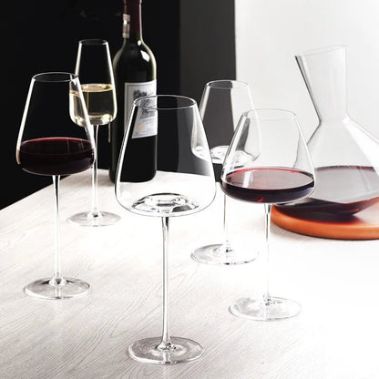 Ensemble de Verres en Cristal Fait Main pour Vin et Champagne Vinglas Electro Paris