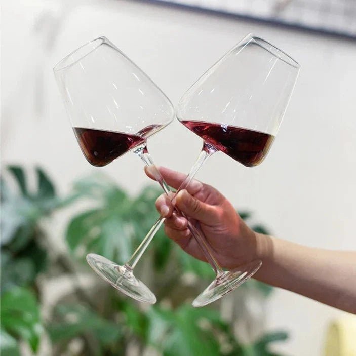 Ensemble de Verres en Cristal Fait Main pour Vin et Champagne Vinglas Electro Paris