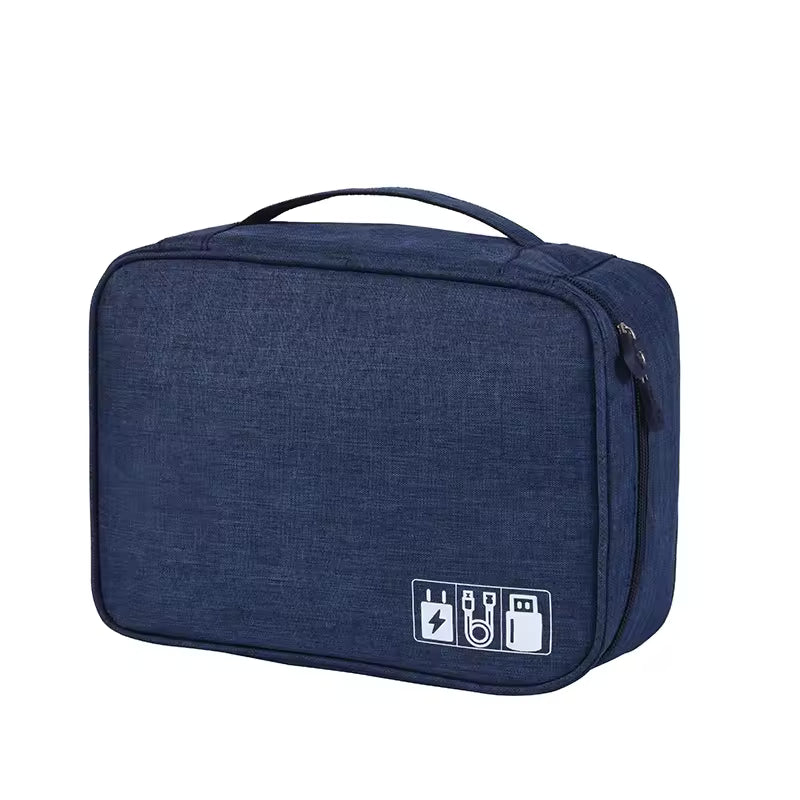 Organisateur De Voyage Pliable Pour Cosmétiques, Trousse De Toilette Avec Crochets Pour Transport Facile Toilettes portables Electro Paris Marine Bleu