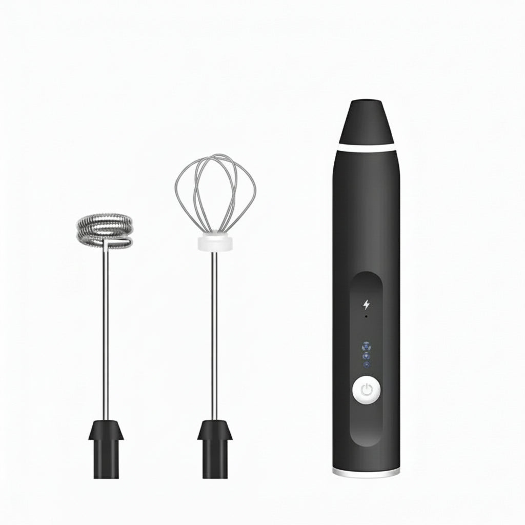 Mousseur À Lait Rechargeable Pour Café Et Boissons Chaudes Avec Design Compact Et Portable Frother mixer Electro Paris