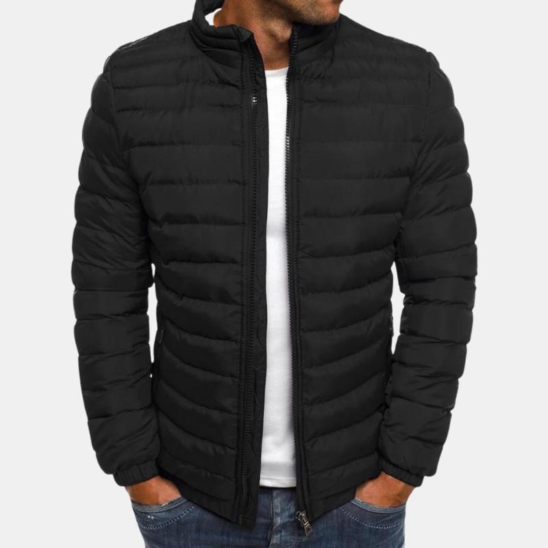 Veste matelassée pour hommes – Élégance moderne et confort pour les journées fraîches Men Jackets Electro Paris Noir S