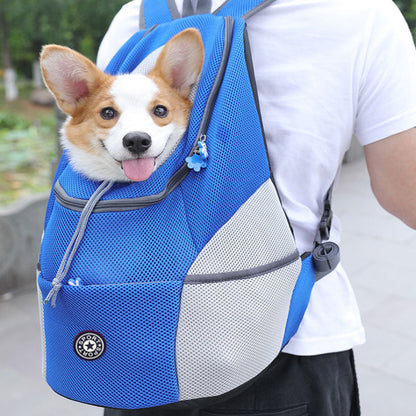 Sac De Transport Pour Chien Respirant Avec Bretelles Ajustables Pour Promenades, Voyages Et Aventures Dog carrier Electro Paris