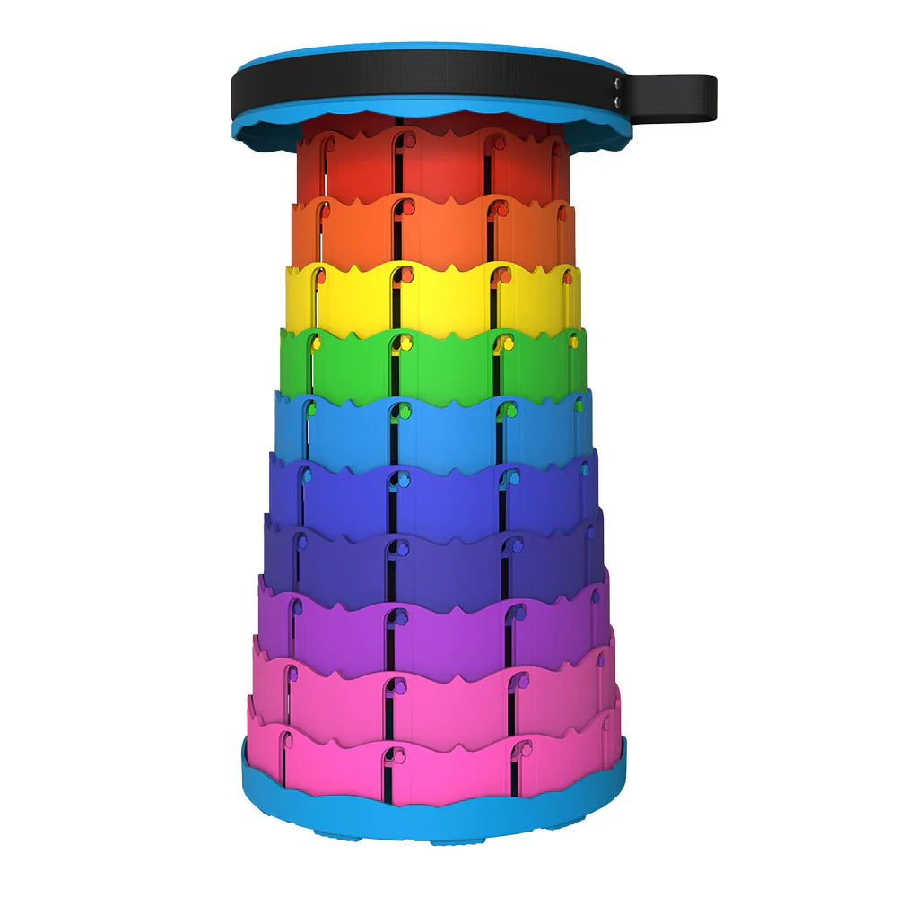 Chaise Télescopique Pliable Portable – Installation Facile pour la Détente en Plein Air Chairs Electro Paris Arc-en-ciel