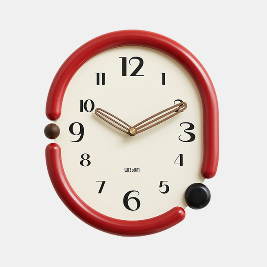 Horloge Murale Silencieuse – Style Minimaliste Scandinave Oversized Wall Clocks Electro Paris Style A