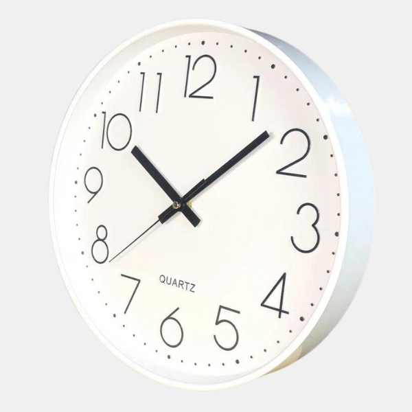 Horloge Murale Zen – Silencieuse et Élégante Home and decor Electro Paris Blanc Noir