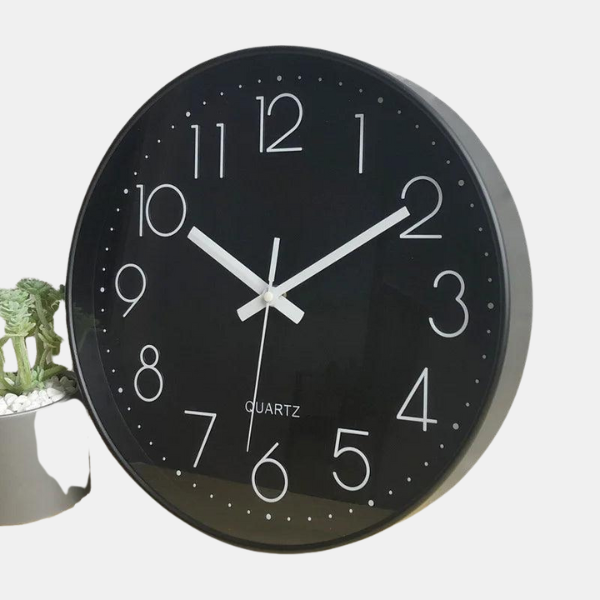 Horloge Murale Zen – Silencieuse et Élégante Home and decor Electro Paris Noir