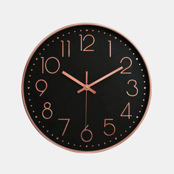 Horloge Murale Zen – Silencieuse et Élégante Home and decor Electro Paris Noir Or