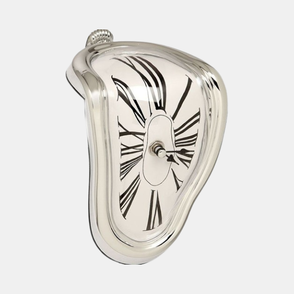 Horloge Artistique Ondoyante pour une Décoration Unique Horloges Electro Paris Or