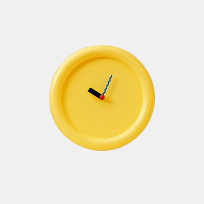 Horloge Murale Artistique Moderne pour Intérieurs Élégants Horloge murale Electro Paris Jaune