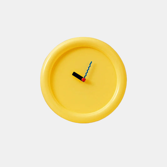 Horloge Murale Artistique Moderne pour Intérieurs Élégants Horloge murale Electro Paris Jaune