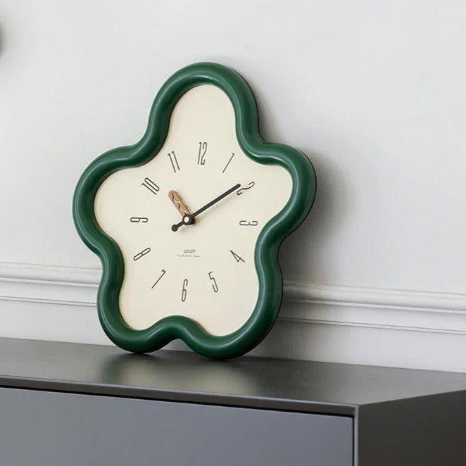 Horloge Murale Design 3D Fleurie – Pendule Silencieux pour Salon et Chambre Horloges murales Electro Paris