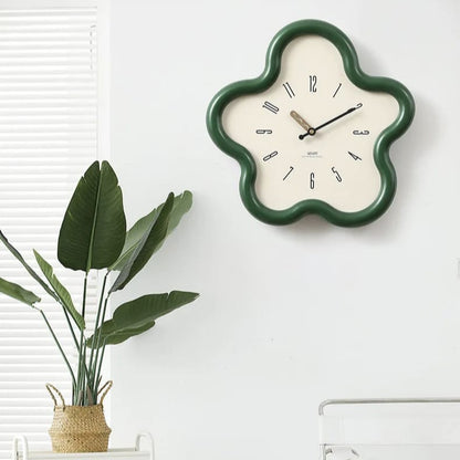 Horloge Murale Design 3D Fleurie – Pendule Silencieux pour Salon et Chambre Horloges murales Electro Paris