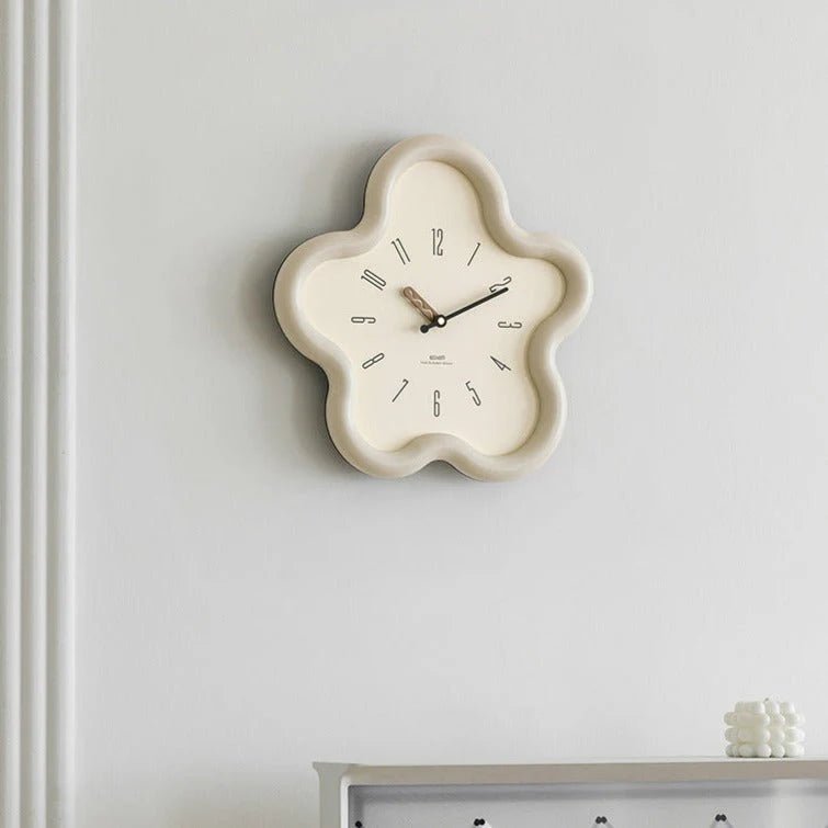 Horloge Murale Design 3D Fleurie – Pendule Silencieux pour Salon et Chambre Horloges murales Electro Paris