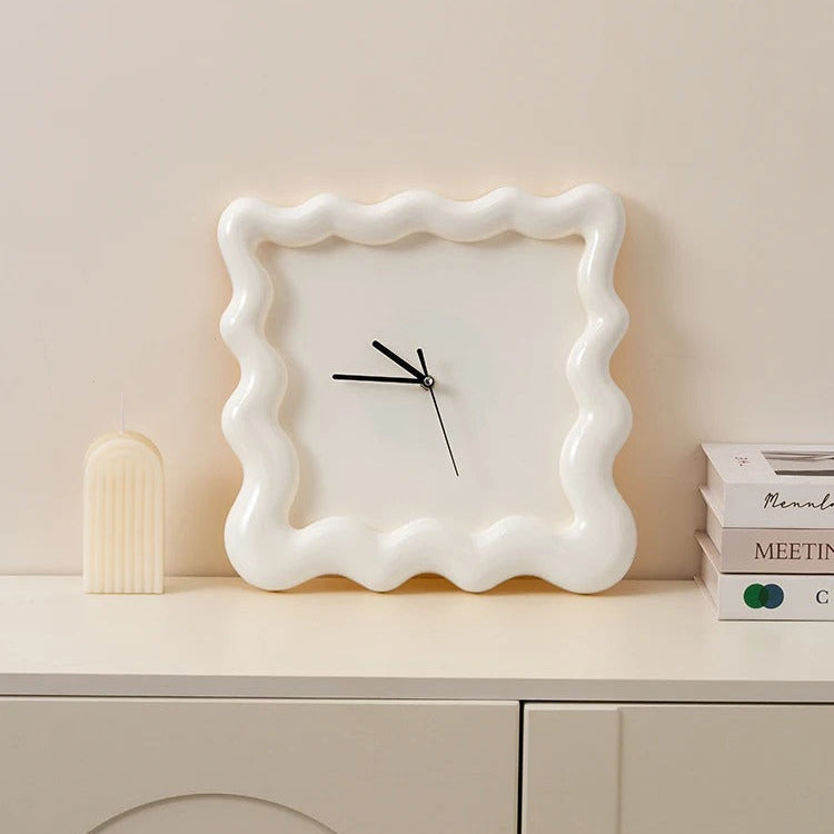 Horloge Murale Minimaliste Moderne en ABS 30 cm Élégante et Silencieuse Horloges murales Electro Paris