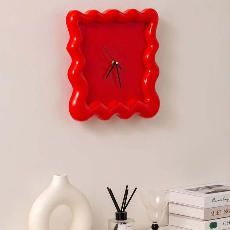Horloge Murale Minimaliste Moderne en ABS 30 cm Élégante et Silencieuse Horloges murales Electro Paris
