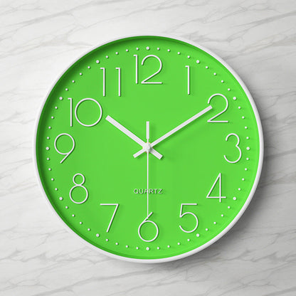 Horloge murale élégante et silencieuse avec chiffres en relief Wall clock Electro Paris Q