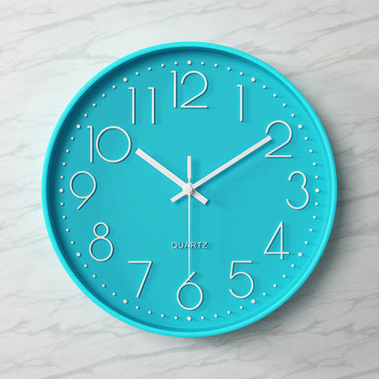 Horloge Murale Design Silencieuse 30 cm avec Chiffres Arabes en Relief – Horloge Moderne pour Intérieur Élégant 28