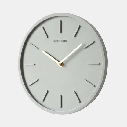 Horloge Murale Design en Béton avec Pendule Métallique Style Scandinave Horloge murale Electro Paris Style A