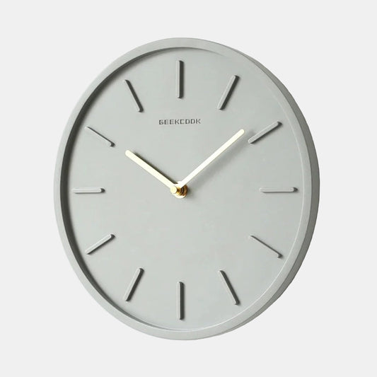 Horloge Murale Design en Béton avec Pendule Métallique Style Scandinave Horloge murale Electro Paris Style A
