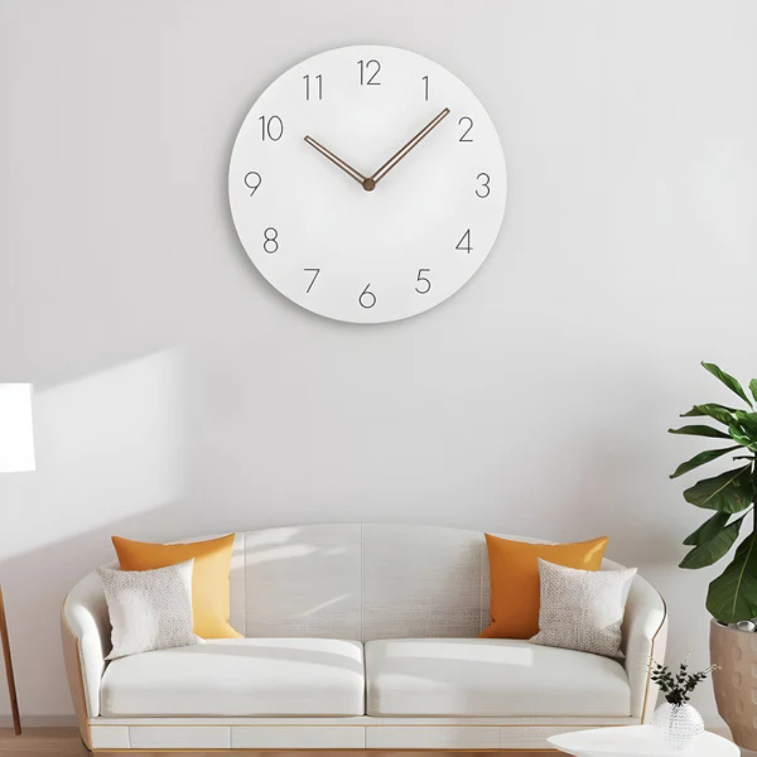 Horloge Murale Silencieuse Minimaliste au Style Moderne Wall clock Electro Paris