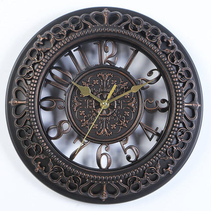 Horloge Murale Vintage en Or Antique au Charme Classique Horloges murales Electro Paris Noir