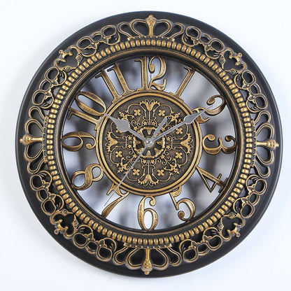Horloge Murale Vintage en Or Antique au Charme Classique Horloges murales Electro Paris Or