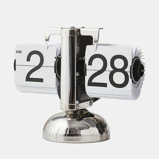 Horloge à Volets Automatiques Rétro pour une Décoration Intemporelle Horloge de bureau Electro Paris