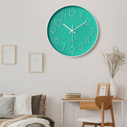 Horloge murale élégante et silencieuse avec chiffres en relief Wall clock Electro Paris