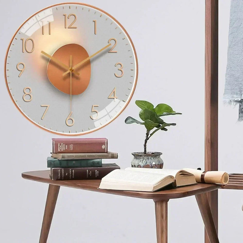 Horloge murale numérique silencieuse à l'élégance classique Wall clock Electro Paris