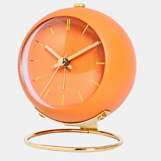 Horloge de Bureau Élégante – Design Compact et Pratique Home and decoration Electro Paris Orange