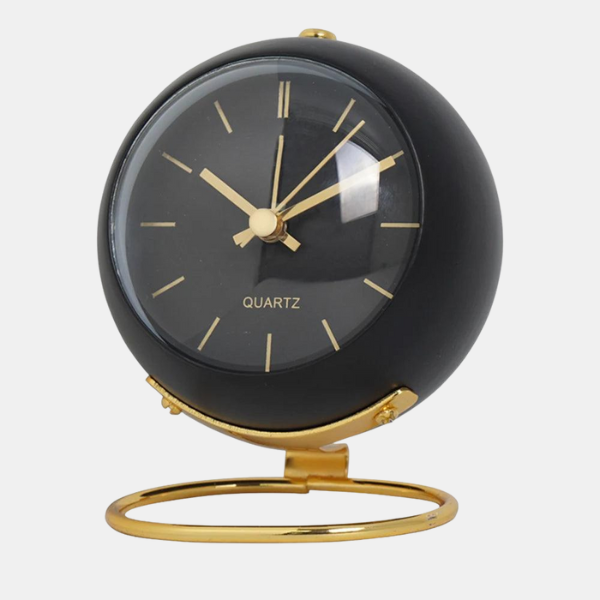 Horloge de Bureau Élégante – Design Compact et Pratique Home and decoration Electro Paris Noir